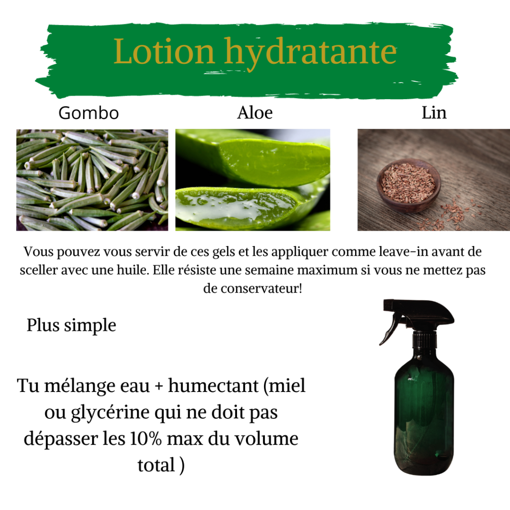 leave in lotion hydrattante diy cheveux secs